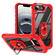 iPhone 16e TPU + PC Lens Protection Phone Case with Ring Holder - Red
