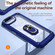 iPhone 16e TPU + PC Lens Protection Phone Case with Ring Holder - Red