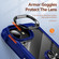 iPhone 16e TPU + PC Lens Protection Phone Case with Ring Holder - Red