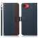 iPhone 16e KHAZNEH Litchi Texture Leather RFID Phone Case - Blue