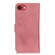 iPhone 16e KHAZNEH Cowhide Texture Horizontal Flip Leather Phone Case - Pink