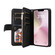 iPhone 16e Dual-color 9 Card Slots Zipper Wallet Leather Phone Case - Black