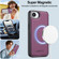 iPhone 16e LC.IMEEKE L2 Series Detachable Magsafe PU Phone Case with Lanyard - Purple