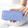 iPhone 16e Shield Magsafe RFID Anti-theft Rhombus Leather Phone Case - Blue