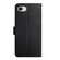 iPhone 16e Genuine Leather Fingerprint-proof Flip Phone Case - Black