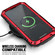iPhone 16e R-JUST Life Waterproof Dustproof Shockproof Phone Case - Red