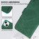 iPhone 16 ABEEL Frosted Magnetic RFID Leather Phone Case - Green