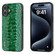iPhone 16 ABEEL Genuine Leather Weilai Series Phone Case - Green