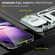 iPhone 16 Armor PC + TPU Camera Shield Phone Case - Grey