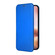 iPhone 16 Carbon Fiber Texture Flip Leather Phone Case - Blue