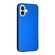 iPhone 16 Carbon Fiber Texture Flip Leather Phone Case - Blue