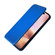 iPhone 16 Carbon Fiber Texture Flip Leather Phone Case - Blue