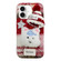 iPhone 16 Cartoon Dog Plush Phone Case - Red