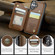 iPhone 16 CaseMe C22 Card Slots Holder RFID Anti-theft Phone Case - Brown
