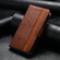 iPhone 16 CaseNeo Splicing Dual Magnetic Buckle Leather Phone Case - Brown