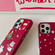 iPhone 16 Christmas Series Frosted PC Hybrid TPU Leather Phone Case - Snowflakes