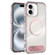 iPhone 16 Clear PC Hybrid TPU MagSafe Phone Case with Holder - Pink