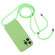 iPhone 16 Crossbody Lanyard Liquid Silicone Case - Matcha Green