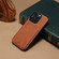 iPhone 16 Denior D06 PU Back Cover Card Slot Holder Phone Case - Brown