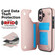 iPhone 16 Double Buckle Rhombic PU Leather Phone Case - Rose Gold