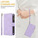 iPhone 16 Dream 9-Card Zipper Wallet RFID Leather Phone Case with Lanyard - Purple