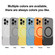 iPhone 16 Dual Color Stitching MagSafe Magnetic PC Phone Case - White