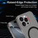 iPhone 16 Dual Color Stitching MagSafe Magnetic PC Phone Case - White