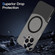 iPhone 16 Dual Color Stitching MagSafe Magnetic PC Phone Case - White
