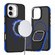 iPhone 16 Dual-Color Skin Feel MagSafe Phone Case - Black Blue