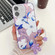 iPhone 16 Electroplating Flowers Plants Texture Wristband TPU Phone Case - Bougainvillea FL8