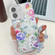 iPhone 16 Electroplating Flowers Plants Texture Wristband TPU Phone Case - Peony FL14