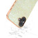 iPhone 16 Electroplating Frame Colorful Glitter Phone Case - Gold
