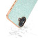 iPhone 16 Electroplating Frame Colorful Glitter Phone Case - Light Green