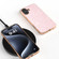 iPhone 16 Electroplating Frame Colorful Glitter Phone Case - Pink