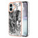 iPhone 16 Electroplating Marble Dual-side IMD Phone Case - Totem Elephant