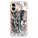 iPhone 16 Electroplating Marble Dual-side IMD Phone Case - Totem Elephant