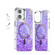 iPhone 16 Epoxy Glitter MagSafe Magnetic TPU Phone Case - Purple