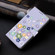 iPhone 16 Fresh Painted Leather Phone Case - Purple Floral
