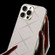iPhone 16 GKK Asterism Metal Paint Skin Feel Leather Full Coverage Phone Case - Titanium Grey