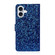 iPhone 16 Glitter Powder Filp Leather Phone Case - Blue