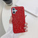 iPhone 16 Glitter Powder Shockproof TPU Phone Case - Red