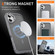 iPhone 16 Hardware Lens Protection MagSafe Magnetic PC Hybrid TPU Phone Case - Grey