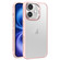 iPhone 16 Hardware Side Cooling Skin Feel Frosted Metal Lens Frame Phone Case - Pink