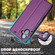iPhone 16 LC.IMEEKE L1 Series Frosted Fine Texture PU Phone Case - Purple