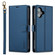 iPhone 16 LC.IMEEKE L2 Series Detachable Magsafe PU Phone Case with Lanyard - Blue
