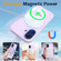 iPhone 16 Liquid Silicone MagSafe Magnetic Phone Case with Ring Holder - Lilac Purple