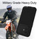 iPhone 16 LOVE MEI Metal Shockproof Life Waterproof Dustproof Phone Case - Black