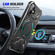 iPhone 16 MagSafe Magnetic Shockproof Phone Case with Ring Holder - Black