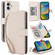 iPhone 16 Multi-Card Wallet RFID Leather Phone Case - Apricot