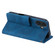iPhone 16 Nail Skin Feel Stitching Calf Texture Leather Phone Case - Blue
